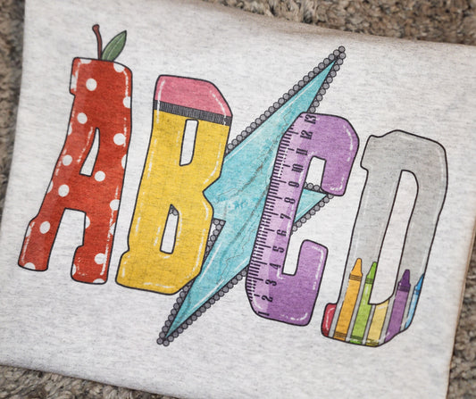ABCD Teacher Tee