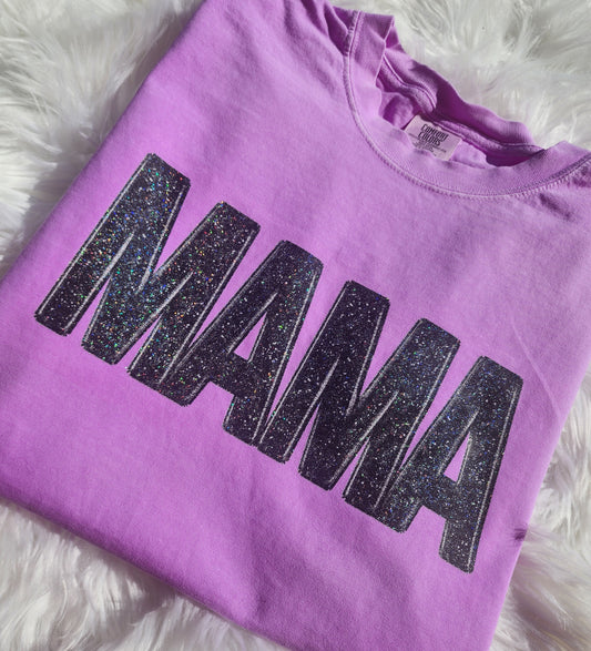 Mama Sparkle Comfort Colors Tee