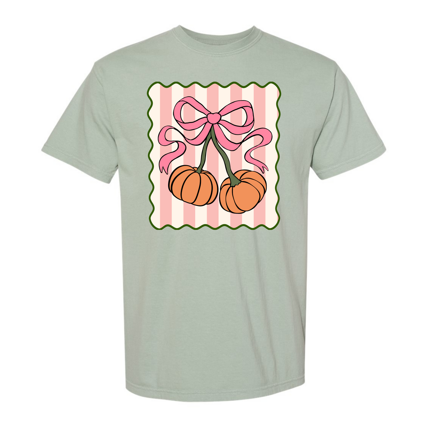Pumpkin Bow Tee