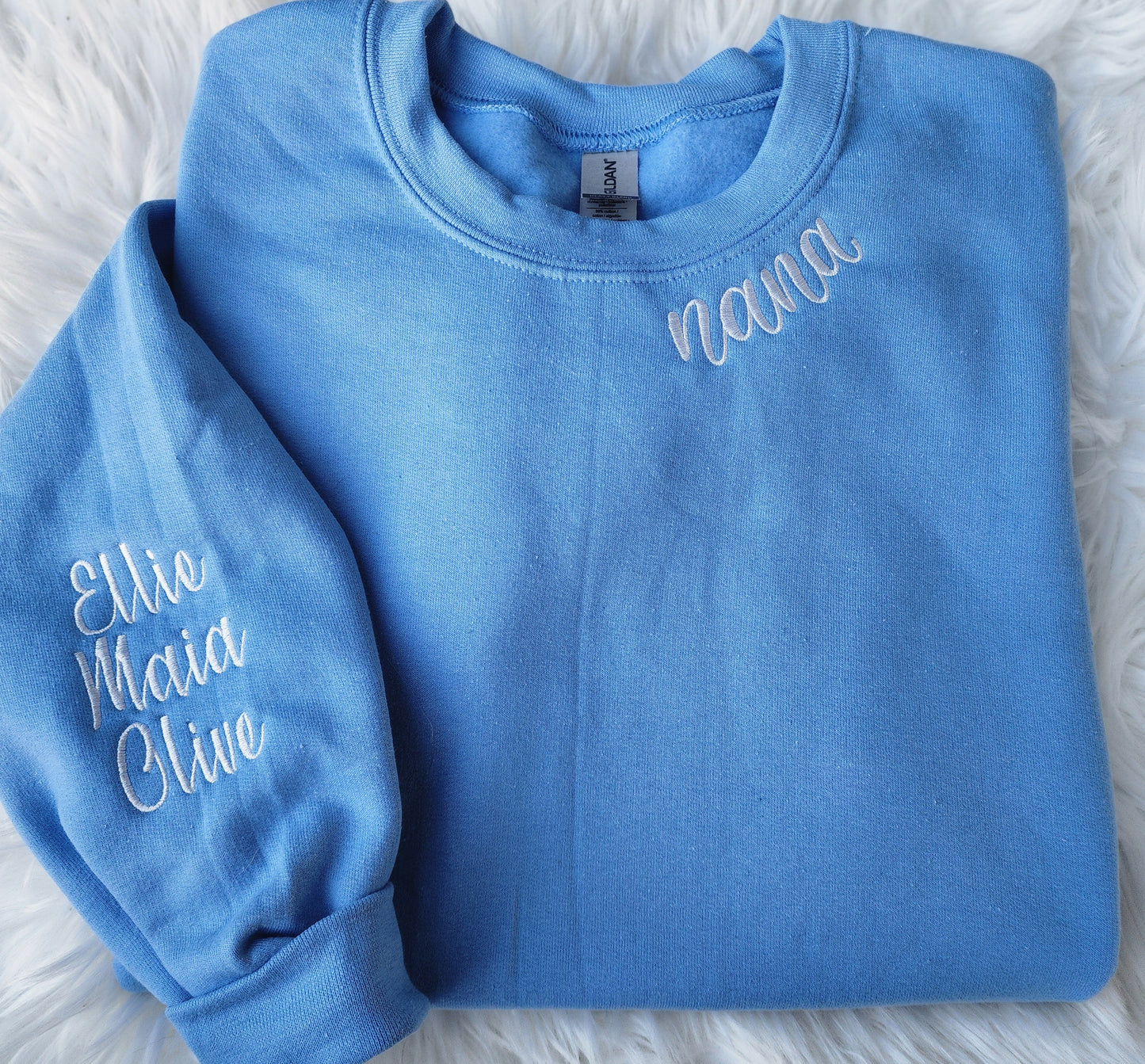 Custom Embroidered Title/Names Sweatshirt